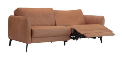 Skandia 3-istuttava sohva sähkömekanismilla - nahka