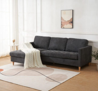 Nordic divaanisohva tumman harmaa