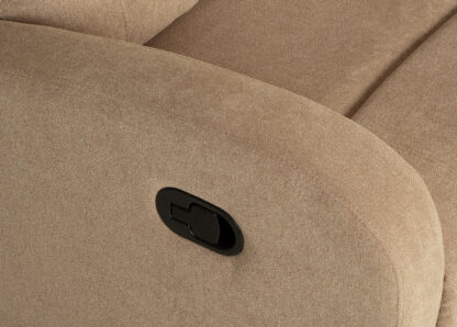 Messi 3-istuttava recliner-mekanismisohva beige noja