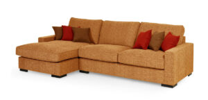 Florida XL divaanisohva mustrand keltainen vasen