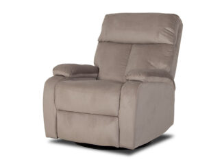 Vegas recliner-mekanismituoli pyörivä beige