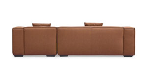 Piemonte divaanisohva konjakki takakuva