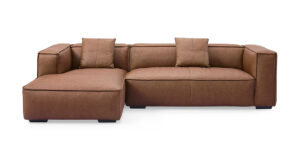 Piemonte divaanisohva konjakki vasen