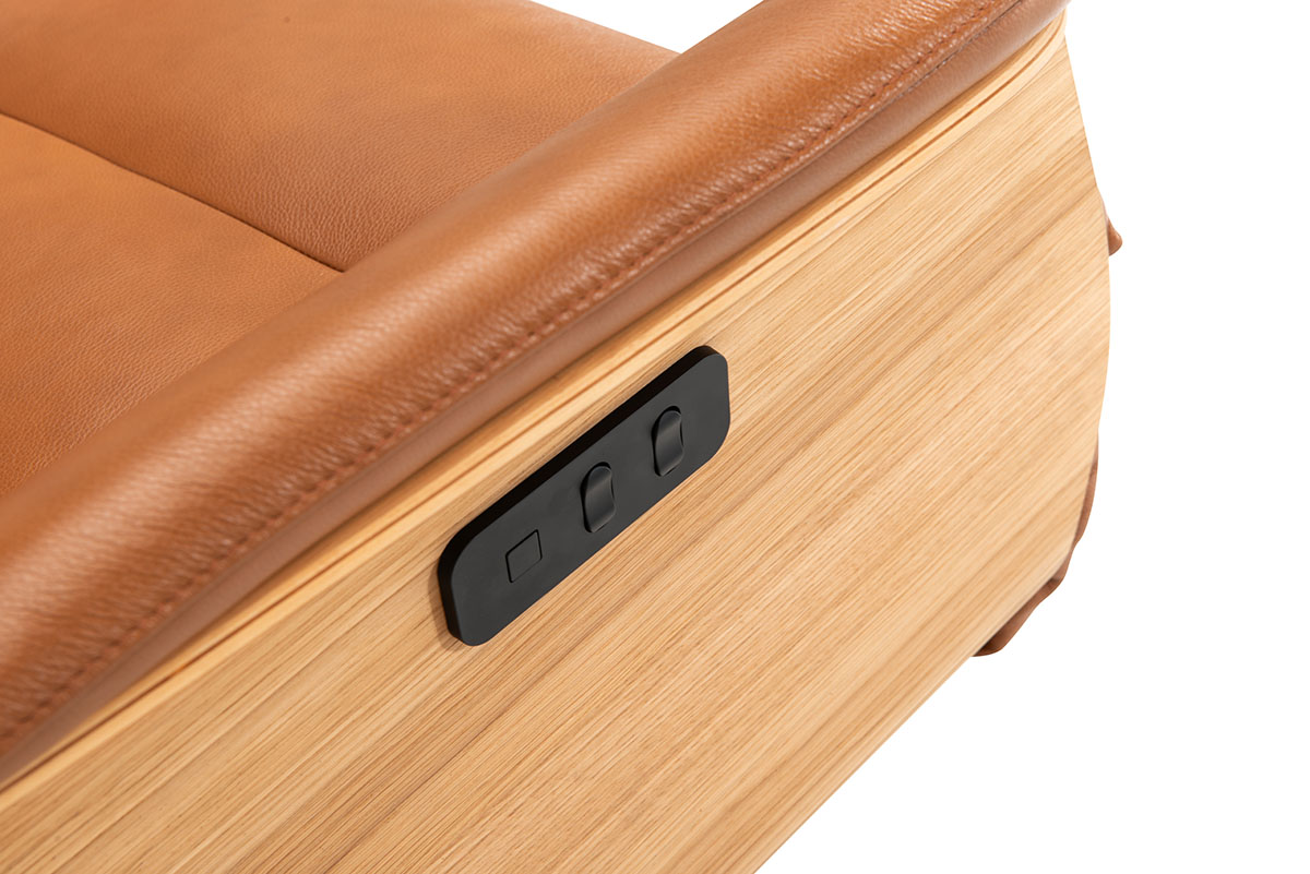 Slimline 8095 mekanismituoli nahka konjakki noja