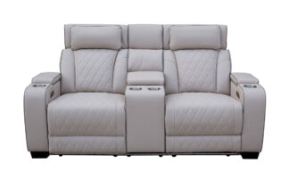 Cine-Luxury kotiteatterisohva - sähkötoiminen vaalea