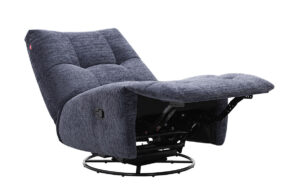 Sun recliner-mekanismituoli sininen rahi auki