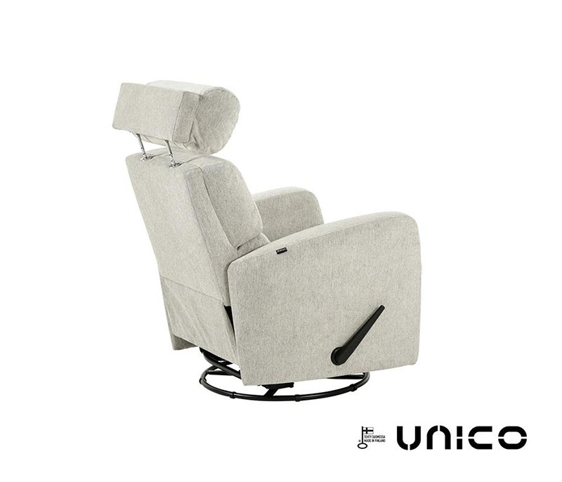 Unico Iisa recliner-mekanismituoli takaviisto