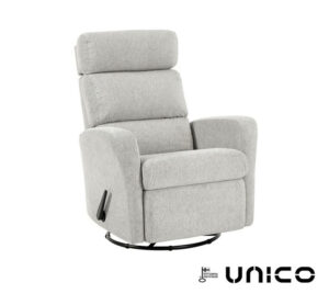 Unico Iisa recliner-mekanismituoli vaaleanharmaa