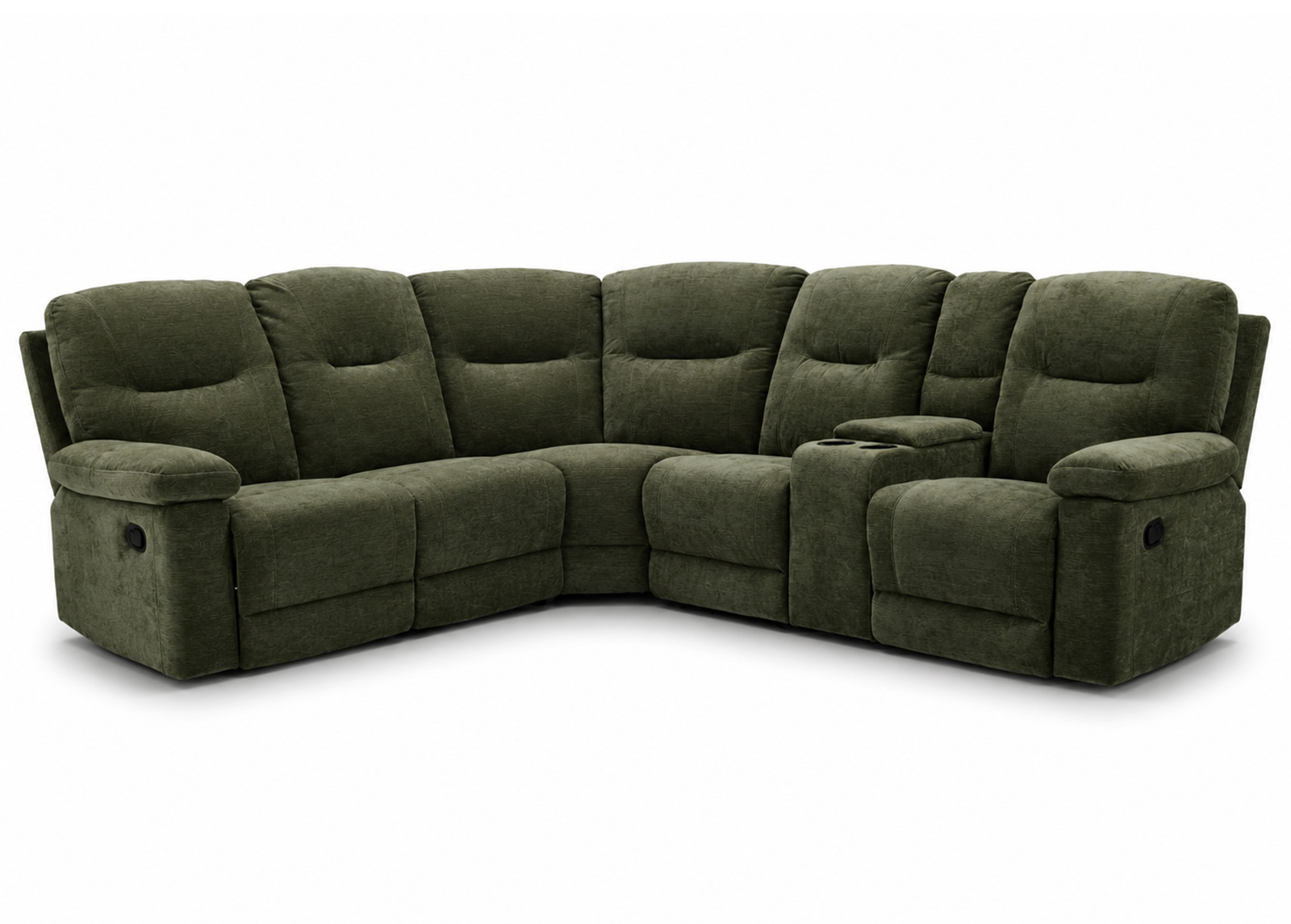 Viivi recliner-mekanismikulmasohva vihreä